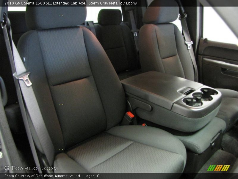 Storm Gray Metallic / Ebony 2010 GMC Sierra 1500 SLE Extended Cab 4x4