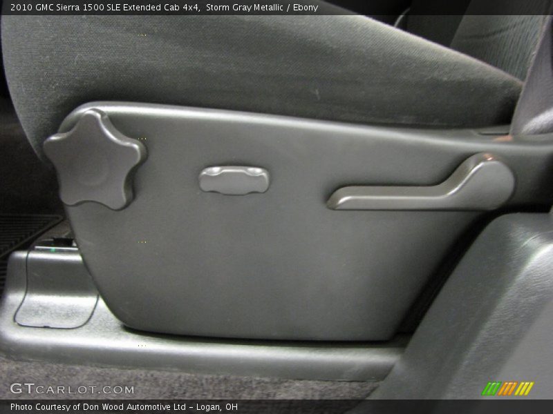 Storm Gray Metallic / Ebony 2010 GMC Sierra 1500 SLE Extended Cab 4x4