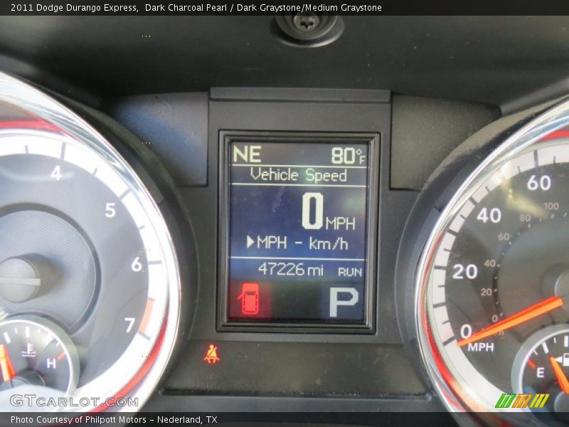 Dark Charcoal Pearl / Dark Graystone/Medium Graystone 2011 Dodge Durango Express