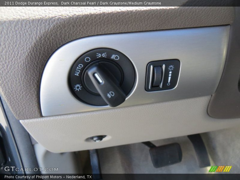 Dark Charcoal Pearl / Dark Graystone/Medium Graystone 2011 Dodge Durango Express