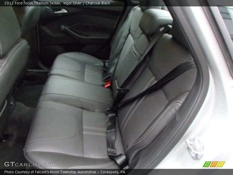 Ingot Silver / Charcoal Black 2013 Ford Focus Titanium Sedan