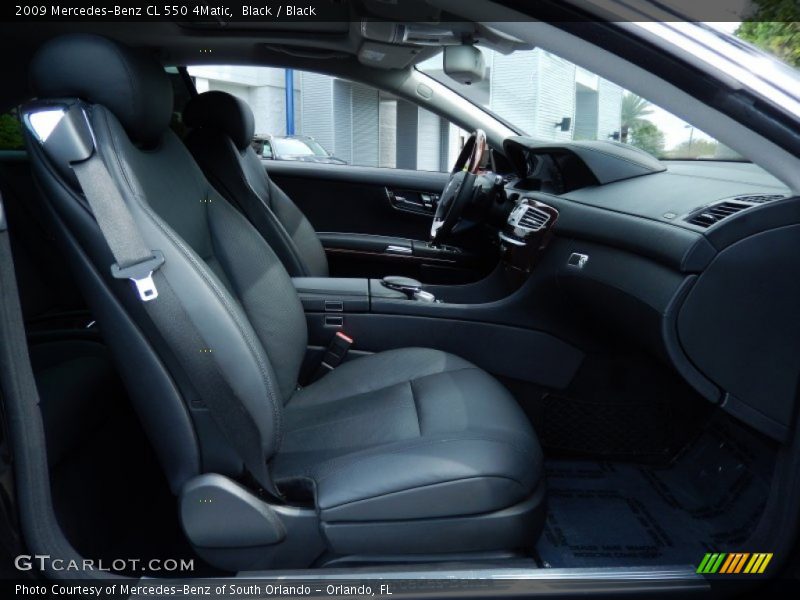 Black / Black 2009 Mercedes-Benz CL 550 4Matic