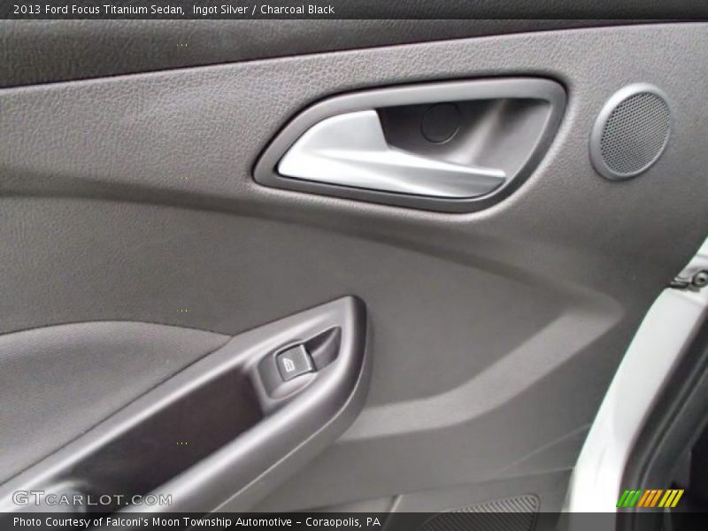 Ingot Silver / Charcoal Black 2013 Ford Focus Titanium Sedan