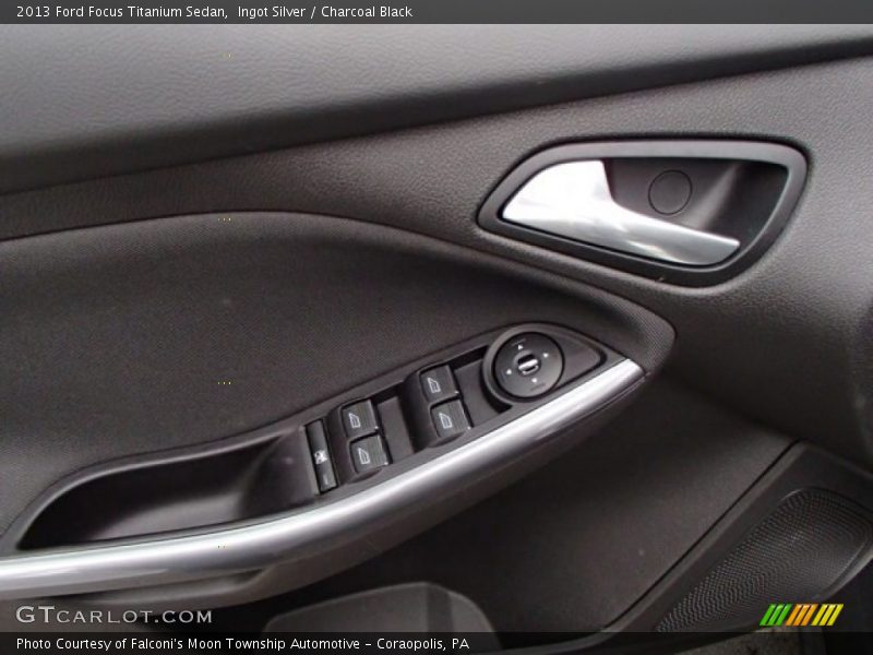 Ingot Silver / Charcoal Black 2013 Ford Focus Titanium Sedan