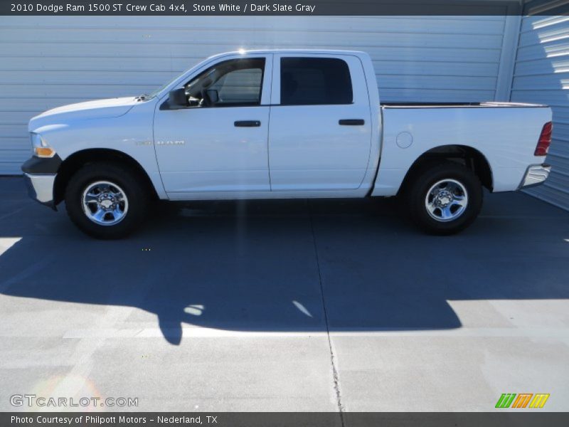 Stone White / Dark Slate Gray 2010 Dodge Ram 1500 ST Crew Cab 4x4
