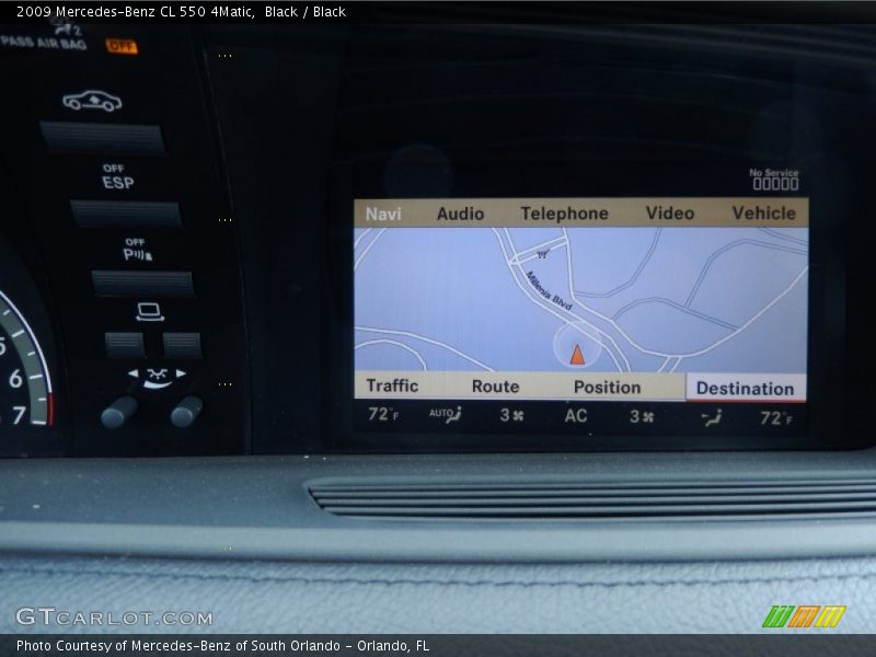 Black / Black 2009 Mercedes-Benz CL 550 4Matic