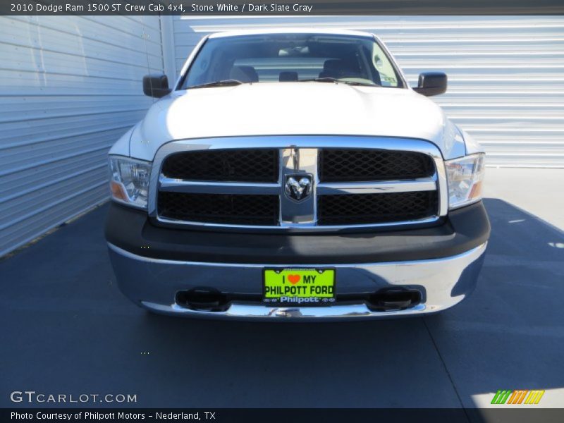 Stone White / Dark Slate Gray 2010 Dodge Ram 1500 ST Crew Cab 4x4