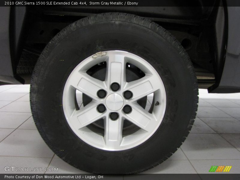 Storm Gray Metallic / Ebony 2010 GMC Sierra 1500 SLE Extended Cab 4x4
