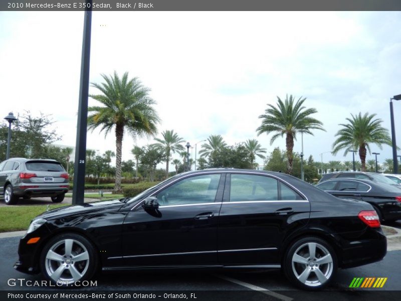 Black / Black 2010 Mercedes-Benz E 350 Sedan