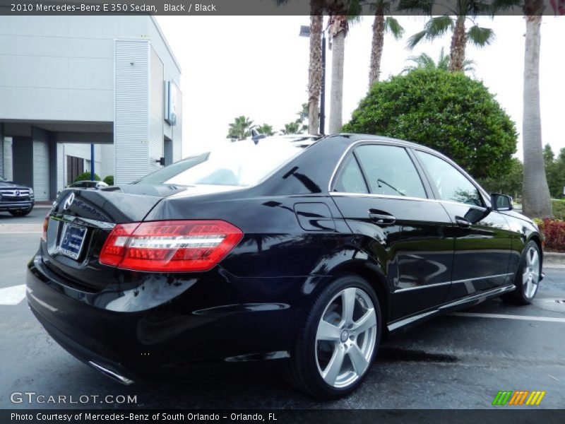 Black / Black 2010 Mercedes-Benz E 350 Sedan