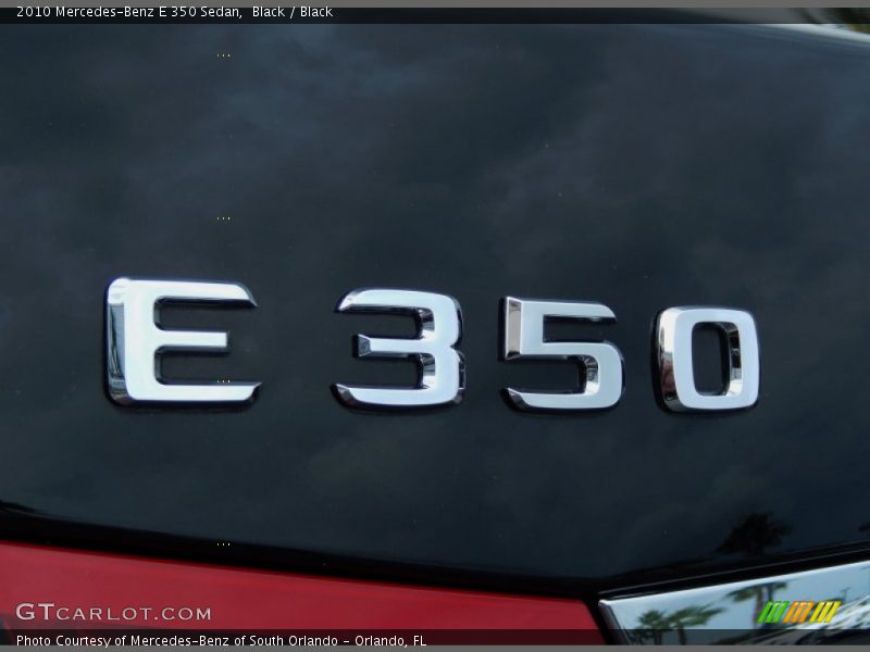 Black / Black 2010 Mercedes-Benz E 350 Sedan