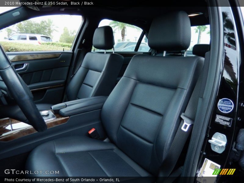 Black / Black 2010 Mercedes-Benz E 350 Sedan