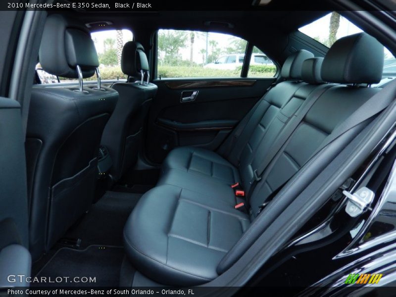 Black / Black 2010 Mercedes-Benz E 350 Sedan