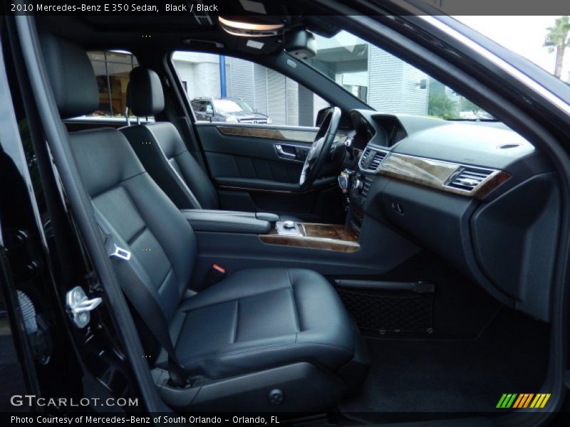 Black / Black 2010 Mercedes-Benz E 350 Sedan