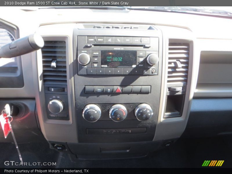 Stone White / Dark Slate Gray 2010 Dodge Ram 1500 ST Crew Cab 4x4