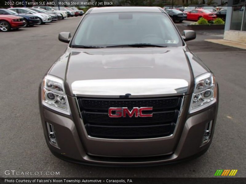 Mocha Steel Metallic / Jet Black 2012 GMC Terrain SLE AWD