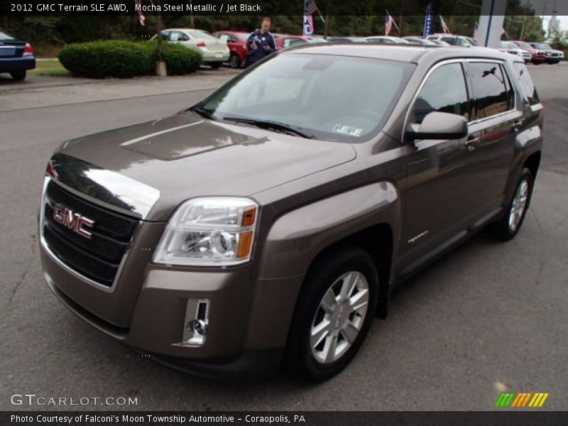 Mocha Steel Metallic / Jet Black 2012 GMC Terrain SLE AWD
