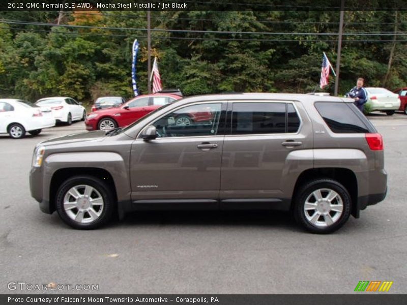 Mocha Steel Metallic / Jet Black 2012 GMC Terrain SLE AWD
