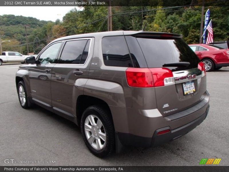 Mocha Steel Metallic / Jet Black 2012 GMC Terrain SLE AWD