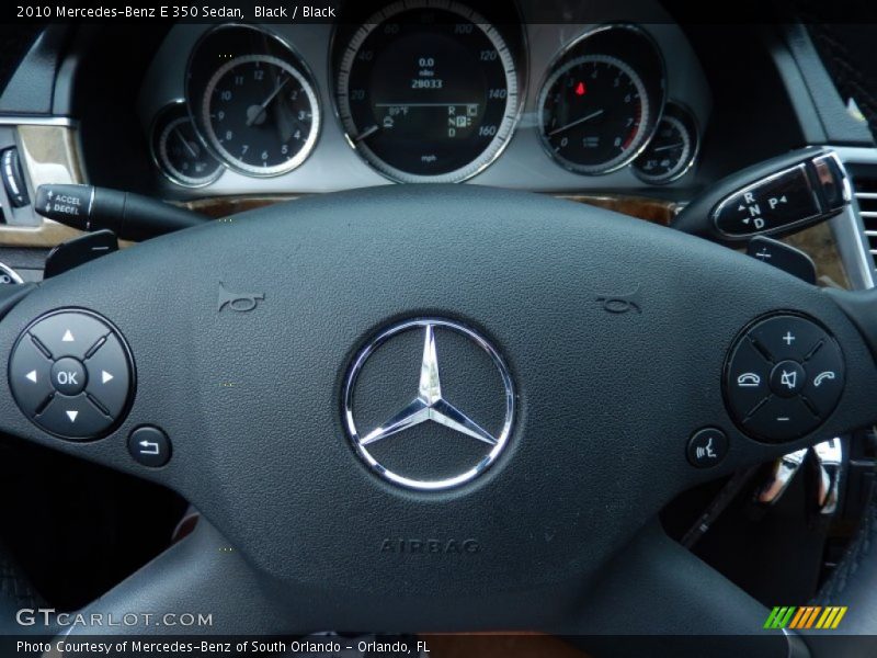 Black / Black 2010 Mercedes-Benz E 350 Sedan
