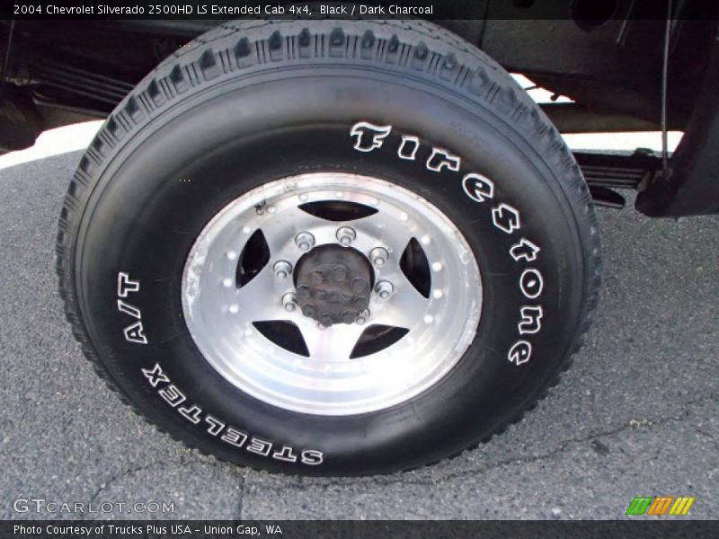 Black / Dark Charcoal 2004 Chevrolet Silverado 2500HD LS Extended Cab 4x4