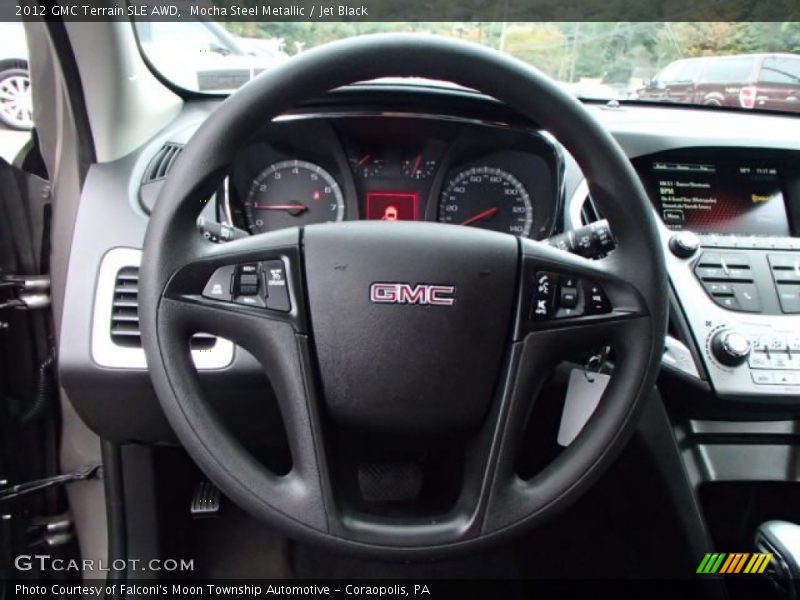 Mocha Steel Metallic / Jet Black 2012 GMC Terrain SLE AWD