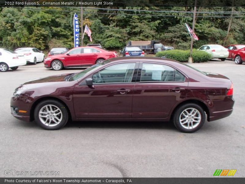 Cinnamon Metallic / Medium Light Stone 2012 Ford Fusion S