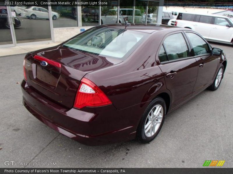 Cinnamon Metallic / Medium Light Stone 2012 Ford Fusion S