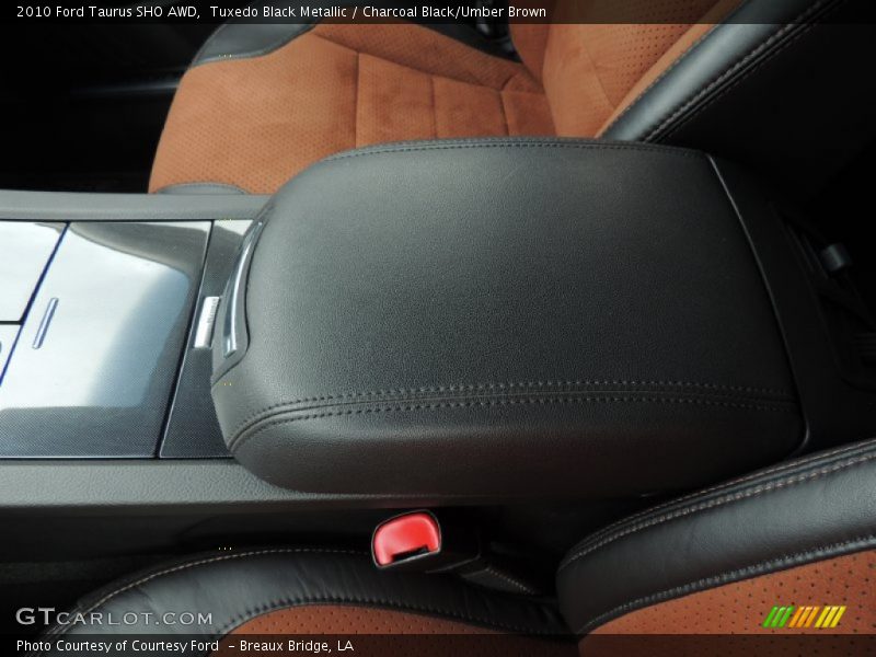 Tuxedo Black Metallic / Charcoal Black/Umber Brown 2010 Ford Taurus SHO AWD