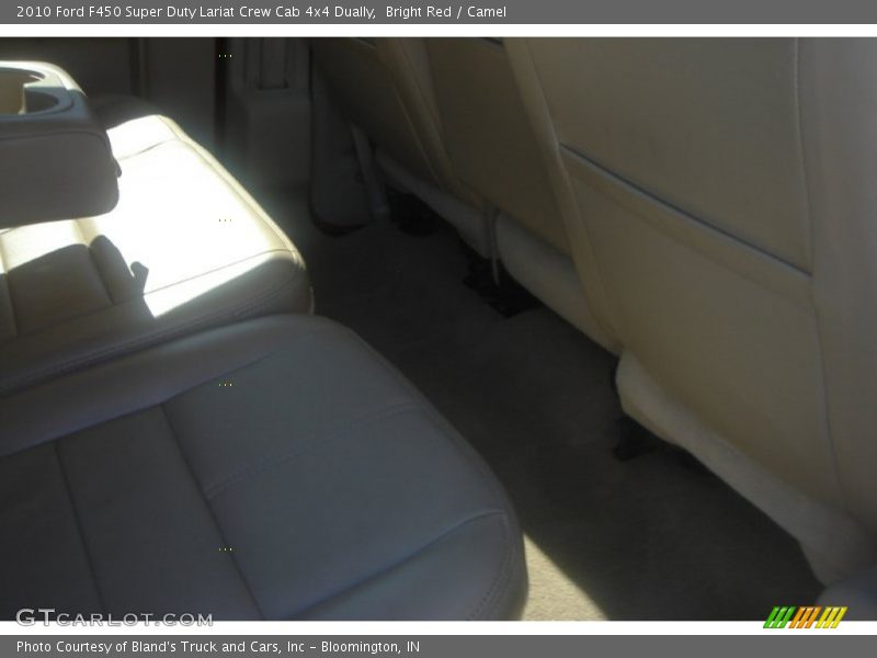 Bright Red / Camel 2010 Ford F450 Super Duty Lariat Crew Cab 4x4 Dually