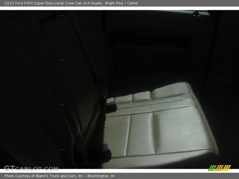 Bright Red / Camel 2010 Ford F450 Super Duty Lariat Crew Cab 4x4 Dually