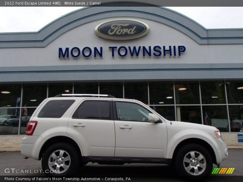White Suede / Camel 2012 Ford Escape Limited 4WD