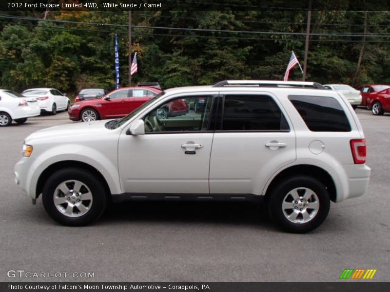 White Suede / Camel 2012 Ford Escape Limited 4WD