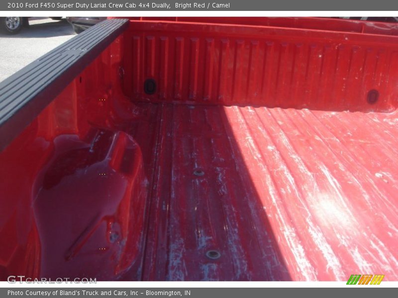 Bright Red / Camel 2010 Ford F450 Super Duty Lariat Crew Cab 4x4 Dually
