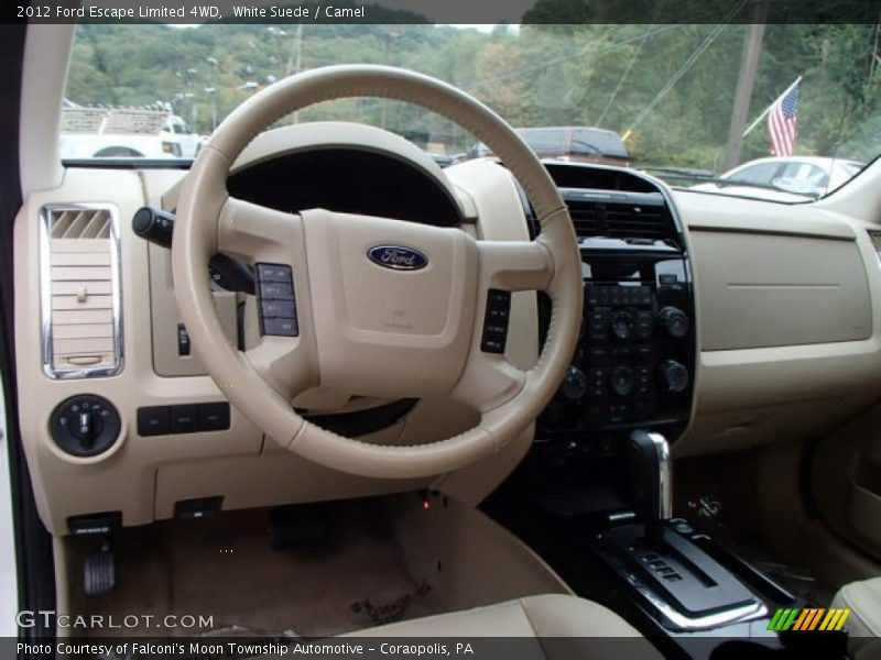 White Suede / Camel 2012 Ford Escape Limited 4WD