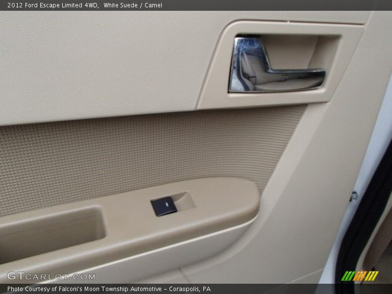 White Suede / Camel 2012 Ford Escape Limited 4WD