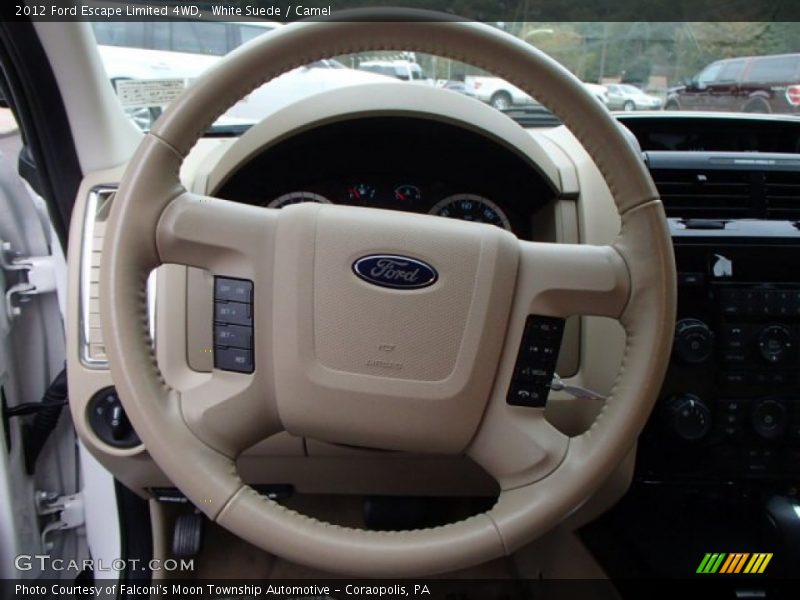 White Suede / Camel 2012 Ford Escape Limited 4WD