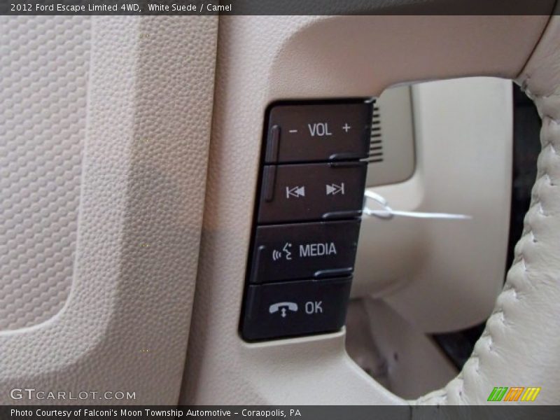 White Suede / Camel 2012 Ford Escape Limited 4WD