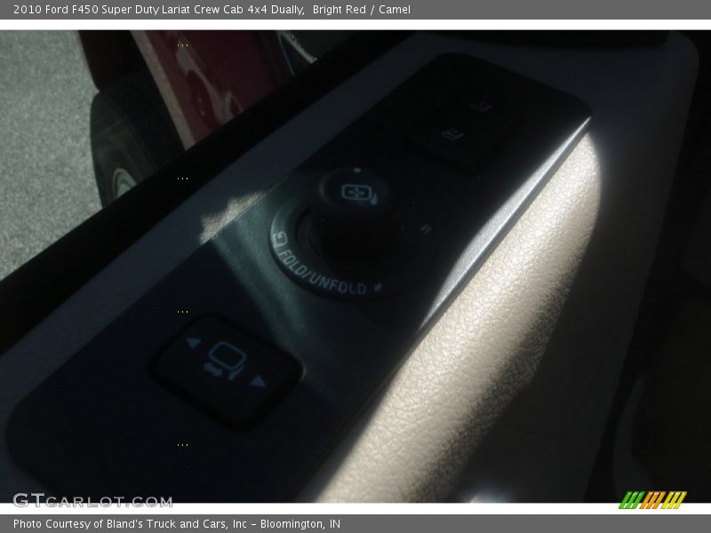 Bright Red / Camel 2010 Ford F450 Super Duty Lariat Crew Cab 4x4 Dually