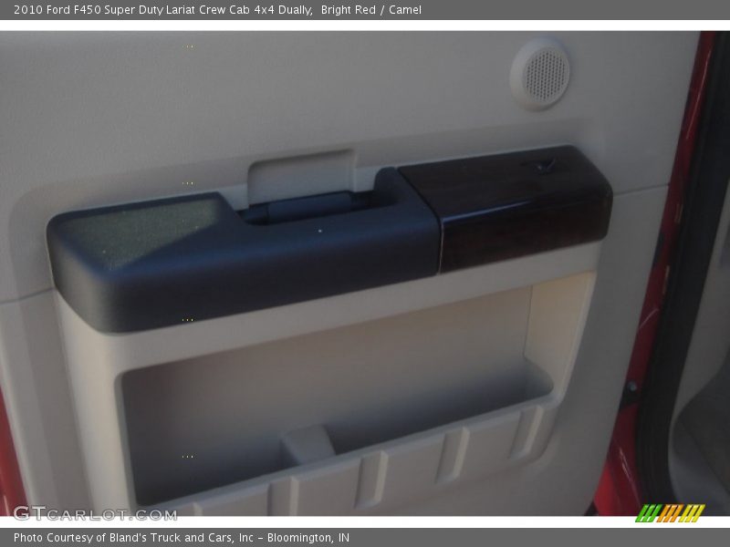 Bright Red / Camel 2010 Ford F450 Super Duty Lariat Crew Cab 4x4 Dually