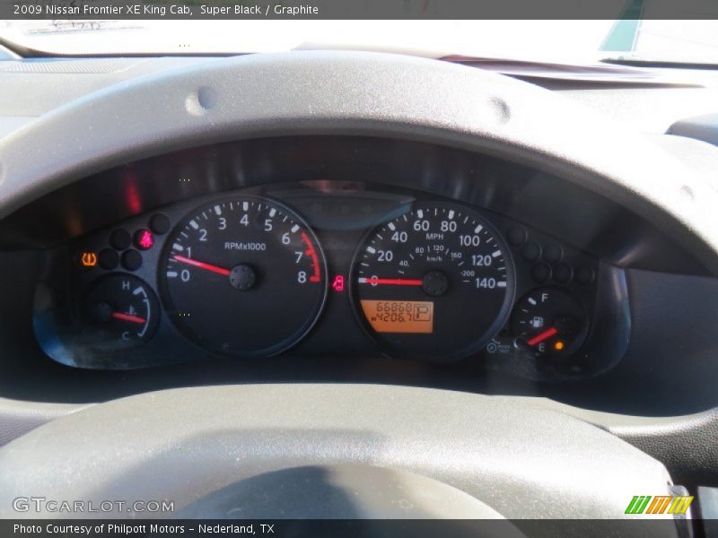 Super Black / Graphite 2009 Nissan Frontier XE King Cab