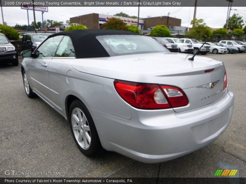 Bright Silver Metallic / Dark Slate Gray/Light Slate Gray 2008 Chrysler Sebring Touring Convertible