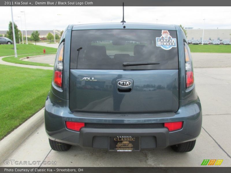 Denim Blue / Black Soul Logo Cloth 2011 Kia Soul +