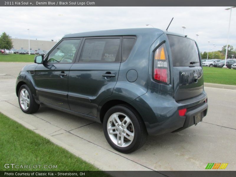 Denim Blue / Black Soul Logo Cloth 2011 Kia Soul +