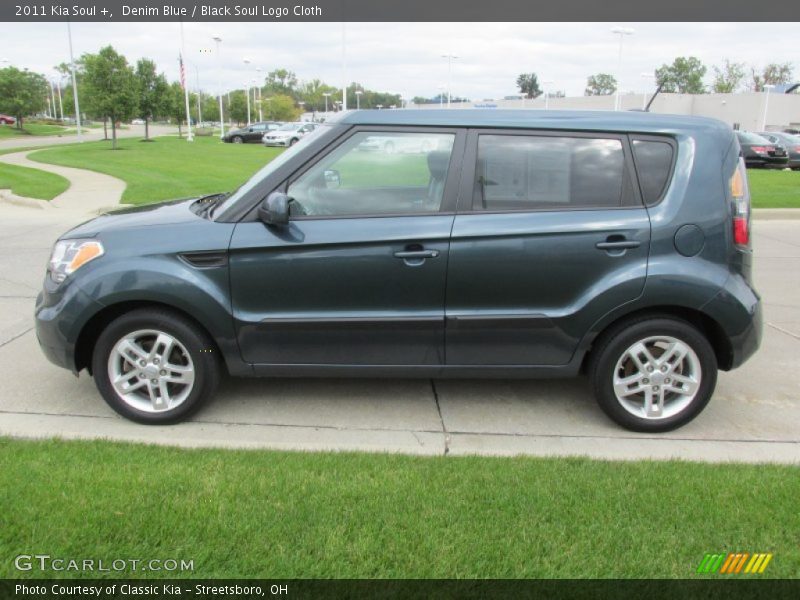 Denim Blue / Black Soul Logo Cloth 2011 Kia Soul +