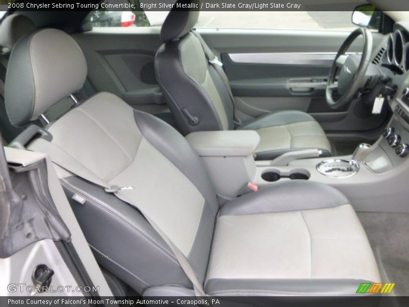 Bright Silver Metallic / Dark Slate Gray/Light Slate Gray 2008 Chrysler Sebring Touring Convertible