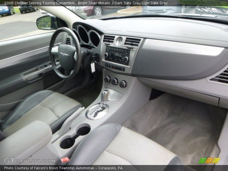 Bright Silver Metallic / Dark Slate Gray/Light Slate Gray 2008 Chrysler Sebring Touring Convertible