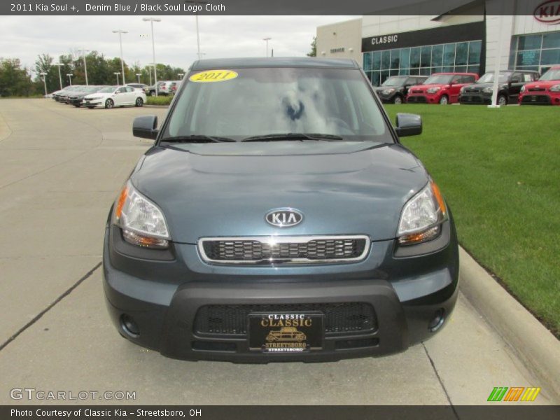 Denim Blue / Black Soul Logo Cloth 2011 Kia Soul +