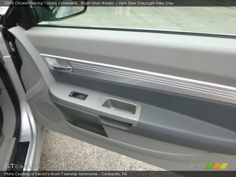Bright Silver Metallic / Dark Slate Gray/Light Slate Gray 2008 Chrysler Sebring Touring Convertible