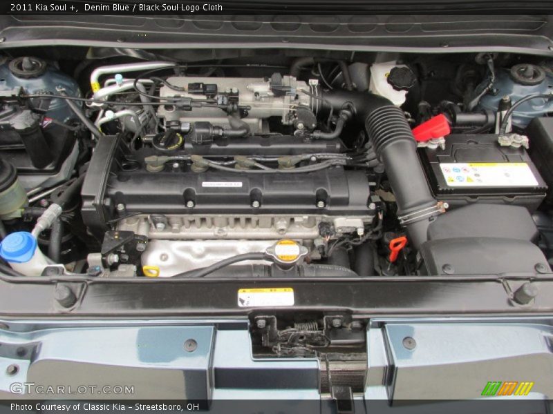 Denim Blue / Black Soul Logo Cloth 2011 Kia Soul +
